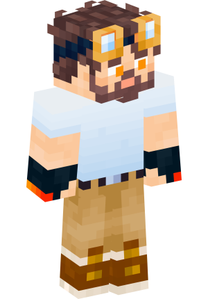 Стимпанк-механик в очках