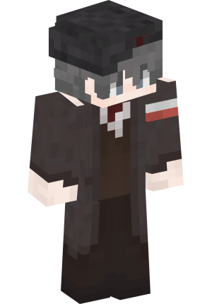 Серый кадет в берете