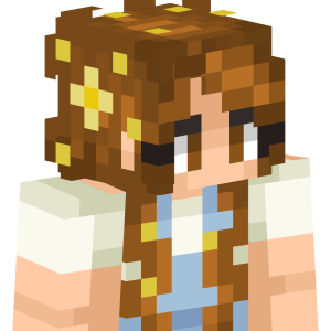 Солнечная фермерша с цветами - Сбоку