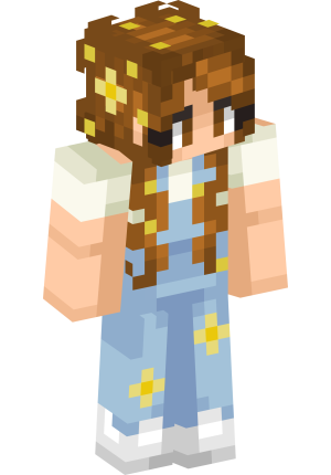 Солнечная фермерша с цветами