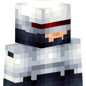 Кибернетический страж с визором - Сбоку