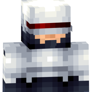 Кибернетический страж с визором - Спереди