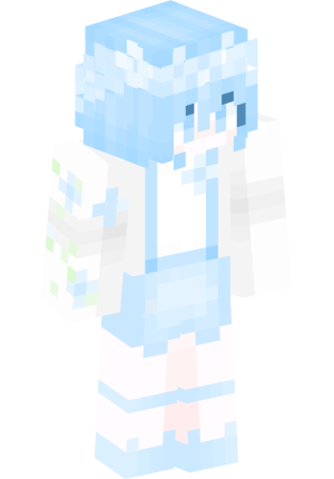 Ледяная аниме-нимфа