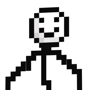 Минималистичный стикмен - Спереди