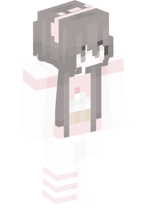 Милая аниме-девушка в пастели