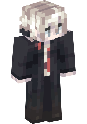 Пепельноволосый аниме-парень