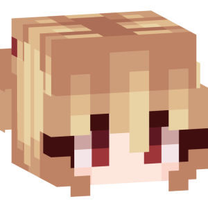 Милая аниме-девушка в черном - Голова