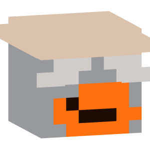 Серый пингвин в берете - Голова