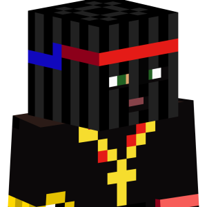 Черная маска с повязкой - Сбоку