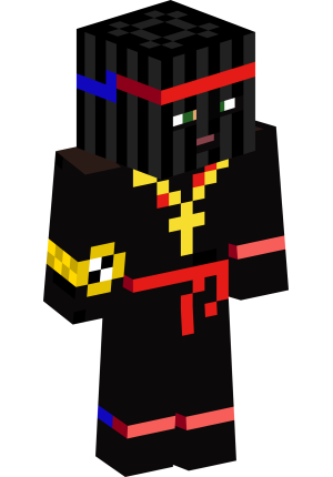 Черная маска с повязкой