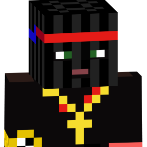 Черная маска с повязкой - Спереди