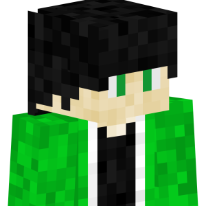 Изумрудный аниме-парень - Сбоку