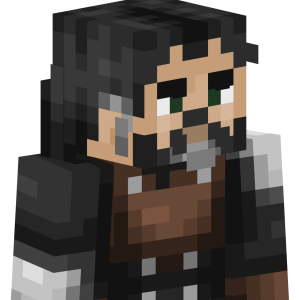 Суровый средневековый странник - Сбоку