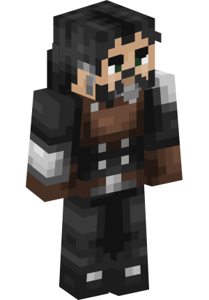 Суровый средневековый странник