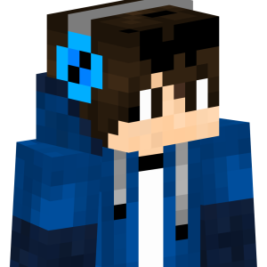 Синеглазый геймер в худи - Сбоку