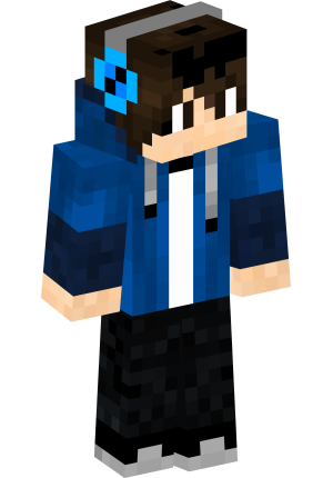 Синеглазый геймер в худи