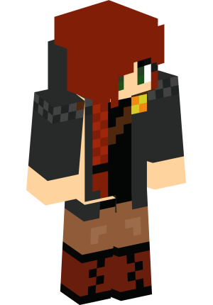 Алая странница в черном