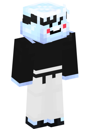 Снежный клоун-мим