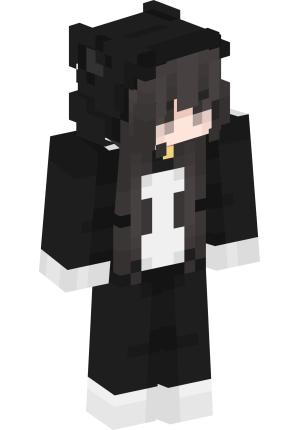 Темная неко-девушка