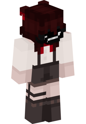 Мрачный персонаж в школьной форме