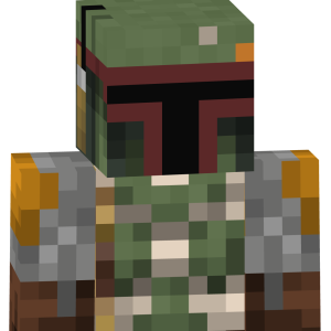 Зеленый космический наемник - Спереди