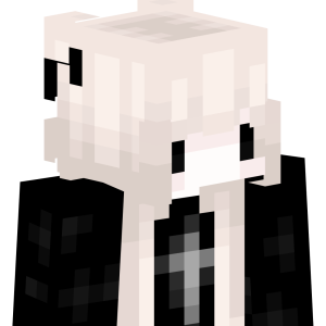 Белоснежная аниме-готка - Сбоку