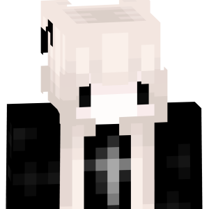 Белоснежная аниме-готка - Спереди