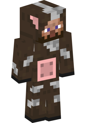 Забавный корова-парень