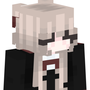 Пепельная ученица в черном - Сбоку