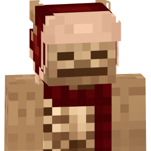 Зимний скелет в ушанке - Спереди