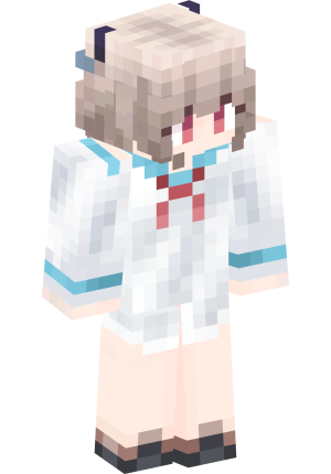 Милая школьница в матроске