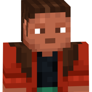 Парень в красной куртке - Спереди