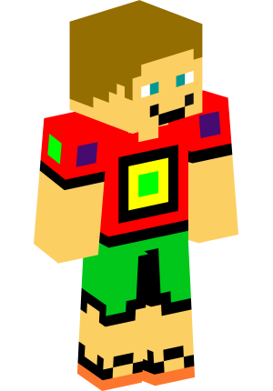 Яркий пиксельный игрок