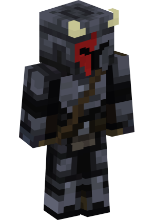 Темный рыцарь с кровавым шлемом