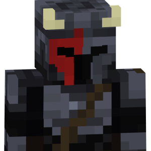 Темный рыцарь с кровавым шлемом - Спереди