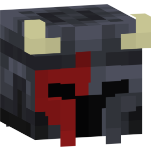 Темный рыцарь с кровавым шлемом - Голова