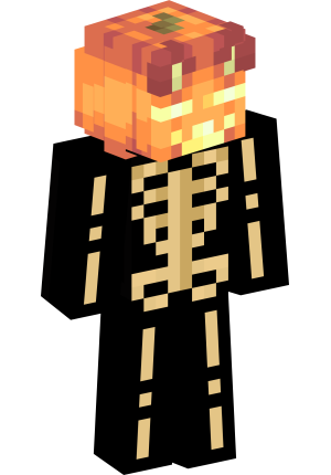 Тыквенный скелет-страж