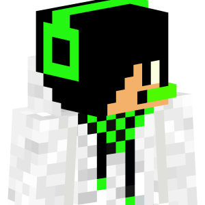 Неоновый геймер в худи - Сбоку