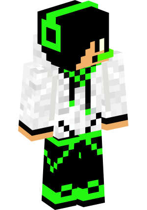 Неоновый геймер в худи