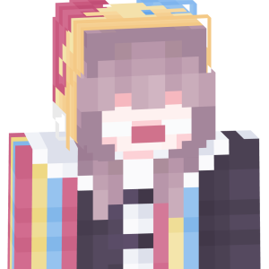 Радужная аниме-мечтательница - Спереди