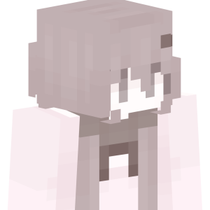 Монохромная аниме-девушка - Сбоку