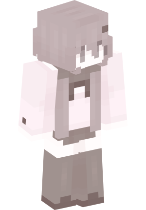 Монохромная аниме-девушка