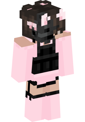 Милая кошечка в маске