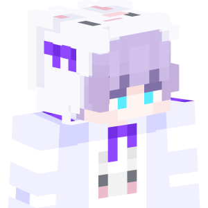 Лавандовый крольчонок - Сбоку