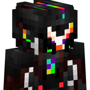 Кибернетический неоновый рыцарь - Сбоку