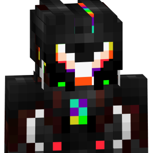 Кибернетический неоновый рыцарь - Спереди