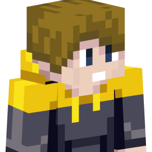 Парень в желтом худи - Сбоку