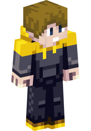 Парень в желтом худи