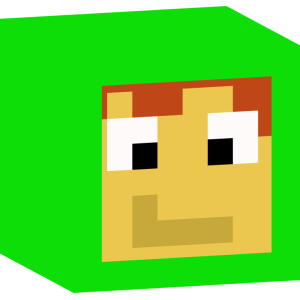 Ярко-зеленый худи - Голова