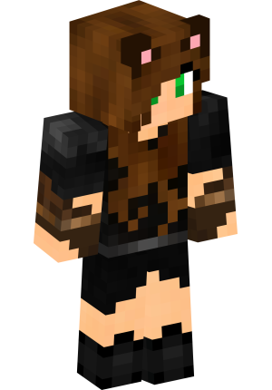 Лесная кошечка с зелеными глазами